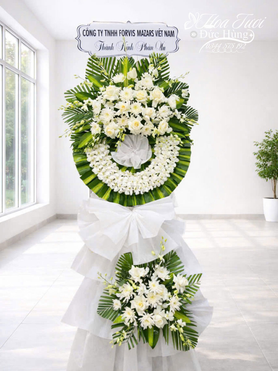 Kệ Hoa Lan Màu Trắng Đẹp